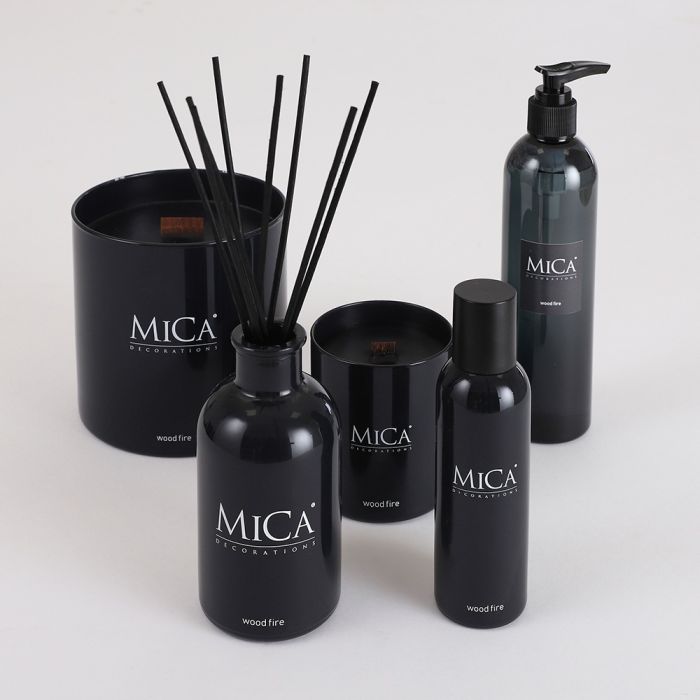 Wood Fire serien af badeværelsesprodukter fra Mica Decorations