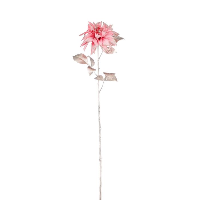 Krysantemum lyserød med glimmer