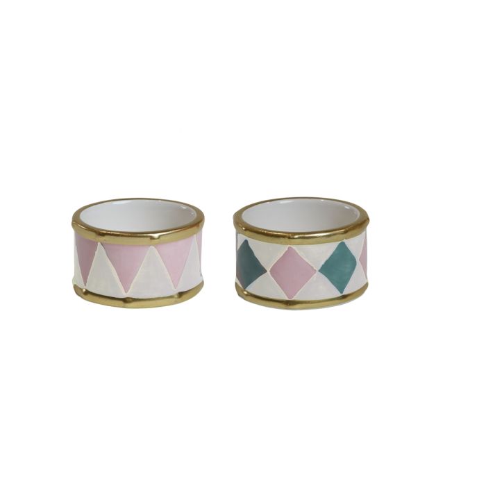 Fyrfadsstage tromme pastel