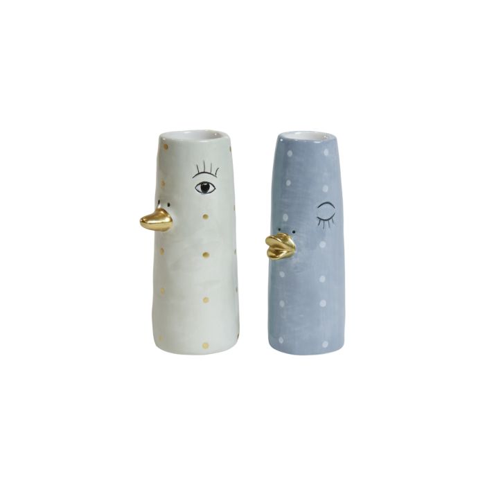 Vase and 10 cm lysegrå eller blå