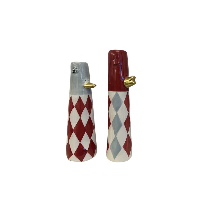 Vase and 18 cm harlekin