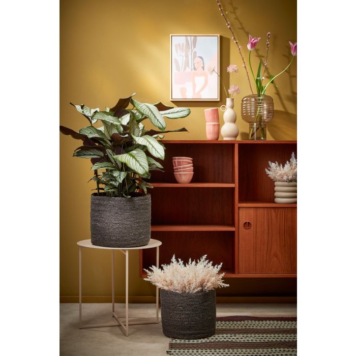 Samosa vase 24 cm høj beige