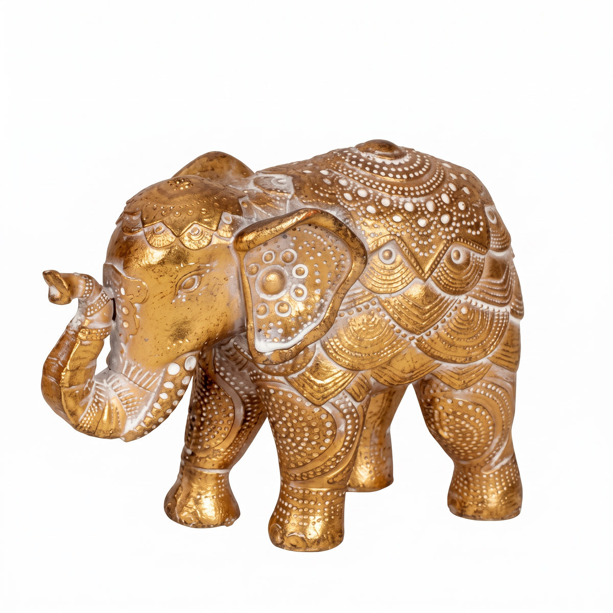 Guldfärgad elefant