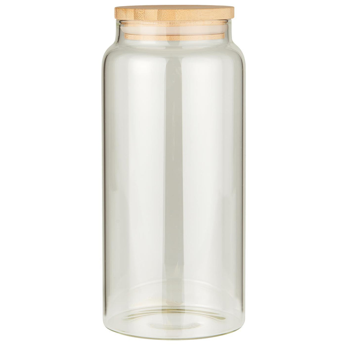 Opbevaringsglas med bambuslåg 1300 ml fra Ib Laursen