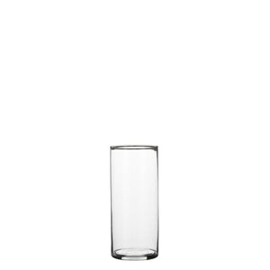 Cylinder glasvase 19 cm høj 9 cm i dia