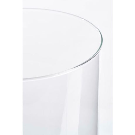 Cylinder glasvase 25 cm høj 12 cm i dia