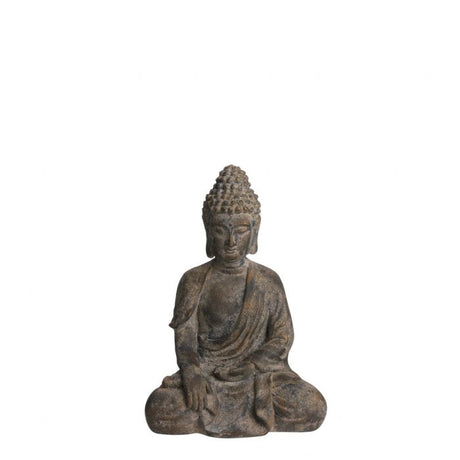 Buddha grå 41 cm høj