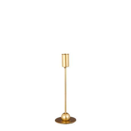 Gusto lysestage 22 cm høj sort