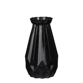Zena glasvase 24 cm høj sort