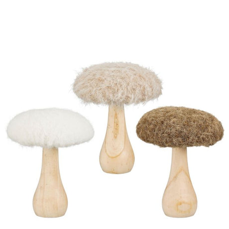 Svamp med mjuk hatt 16 cm hög