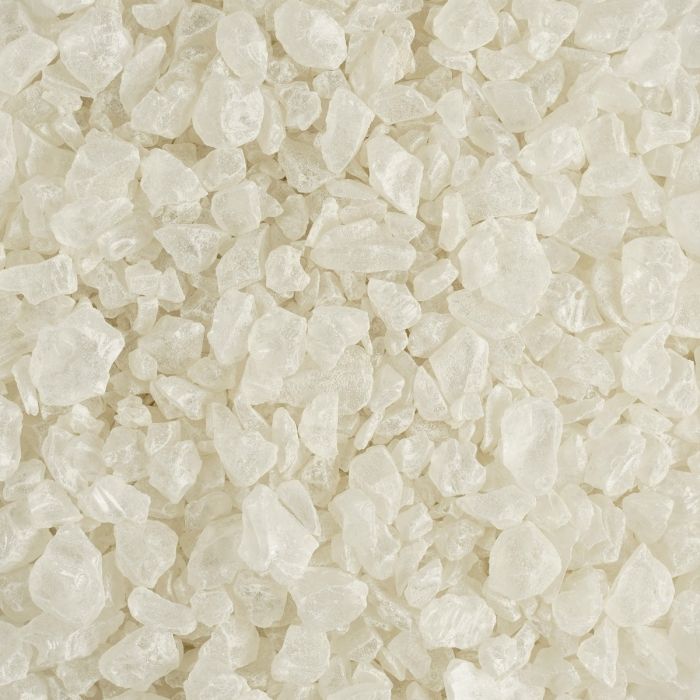 Glassten isklumper