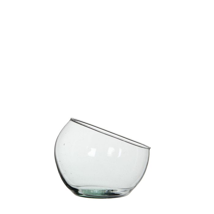 Glasbowle med skrå kant 16 cm i dia