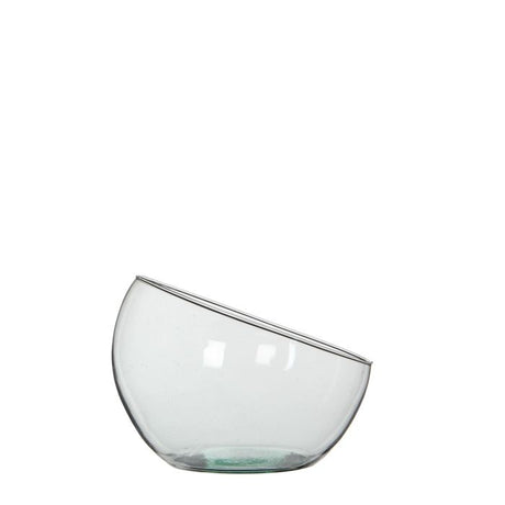 Glasbowle skrå åbning 19,5 cm i dia