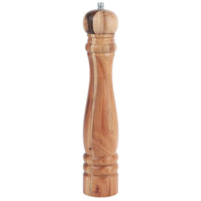 Hög pepparkvarn från Ib Laursen i akaciaträ med naturliga ådringar och klassisk svarvad design.