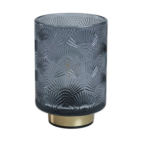 Speedtsberg Lampe med LED blå med mønster