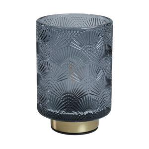 Speedtsberg Lampe med LED blå med mønster