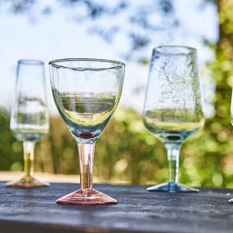 Speedtsberg glas med farvet bund
