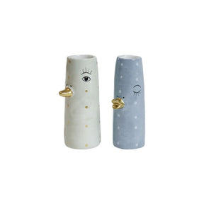 Vase and 10 cm lysegrå eller blå