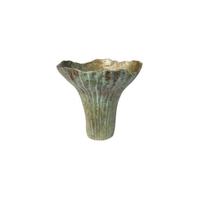 Vase 22 cm høj antikgrøn