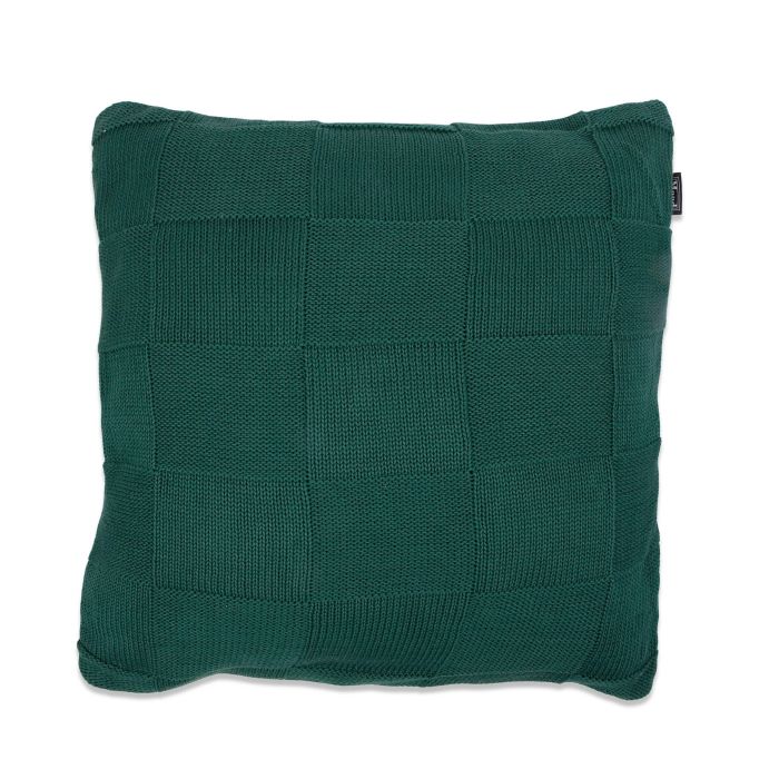 Valens pude grøn strik 45 cm x 45 cm