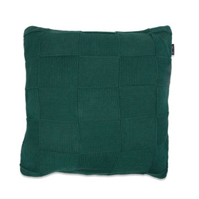 Valens pude grøn strik 45 cm x 45 cm
