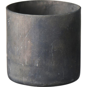 Magnetisk ljusstake från Ib Laursen i mörkgrå rustik metall för smala blockljus