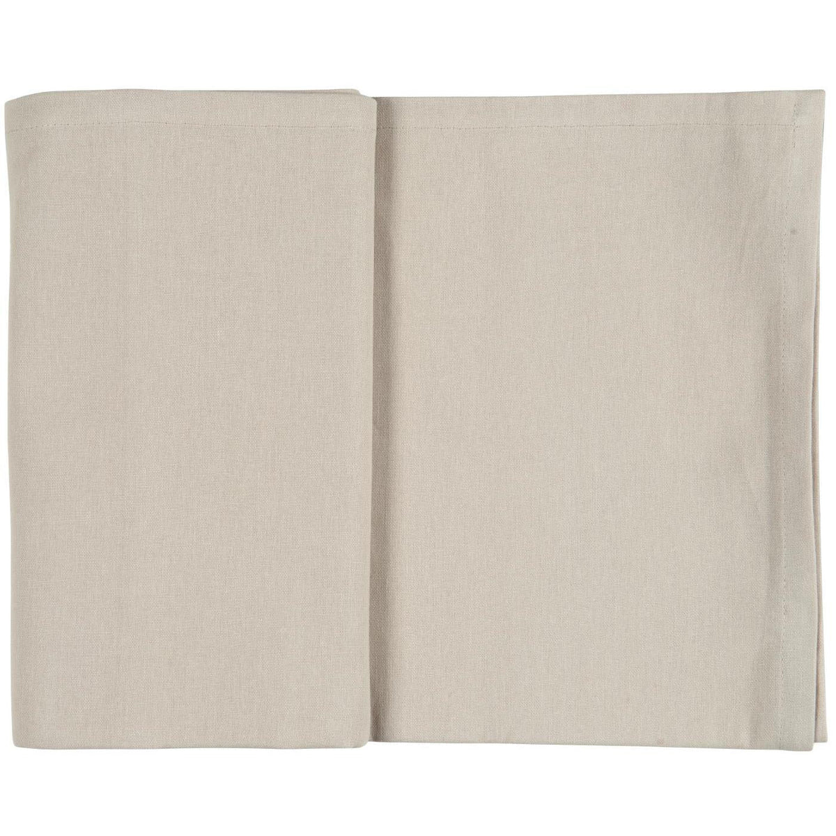 Linnefärgad duk från Ib Laursen i 100 % bomull till ett avlångt matbord, 150 x 250 cm