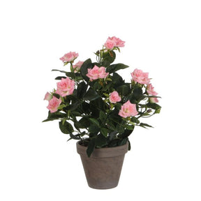 Rose lyserød 33 cm høj