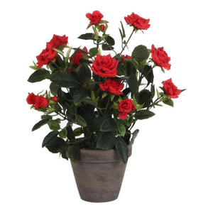 Rose rød 33 cm høj