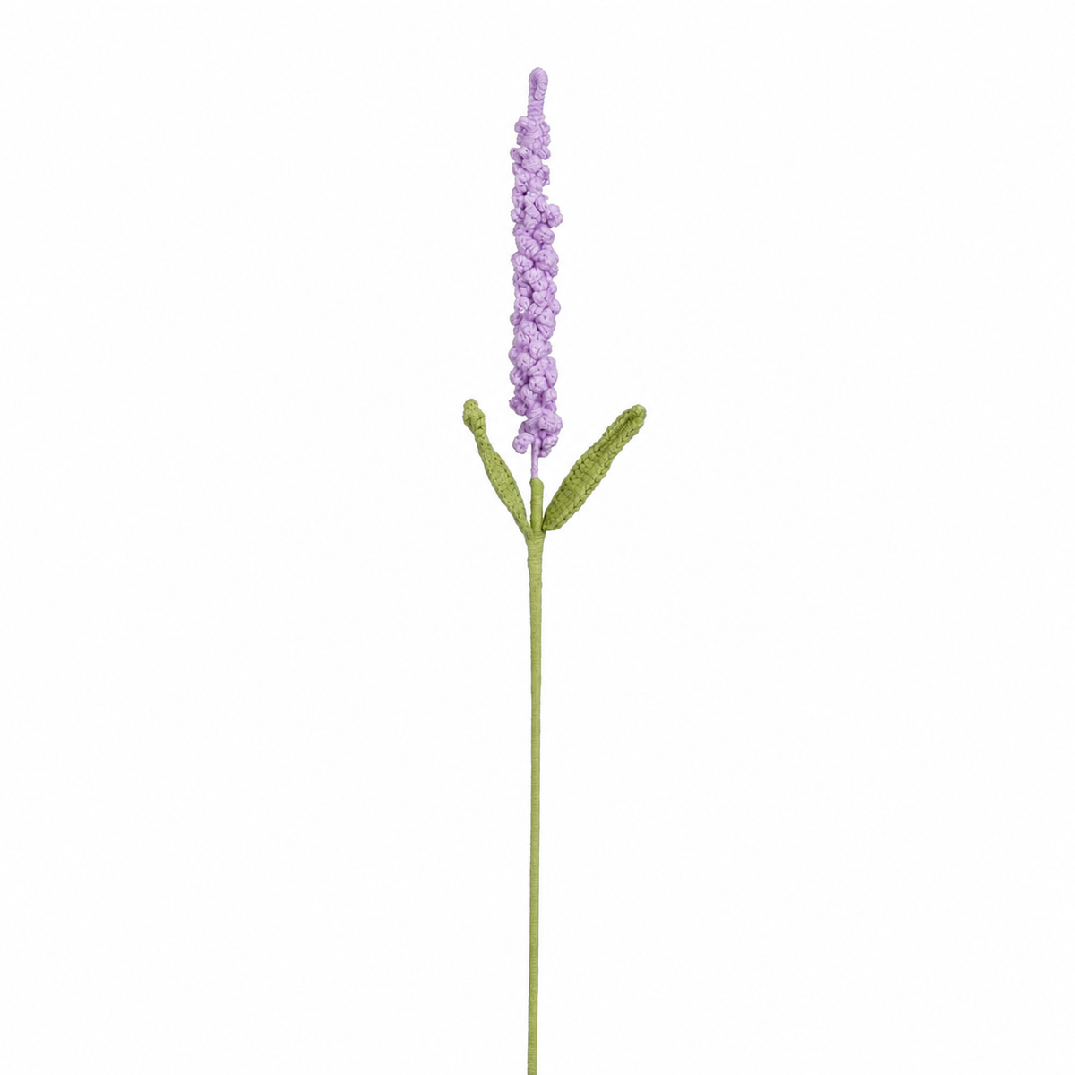 virkad lavendelstjälk med ljuslila blommor och gröna blad från Speedtsberg